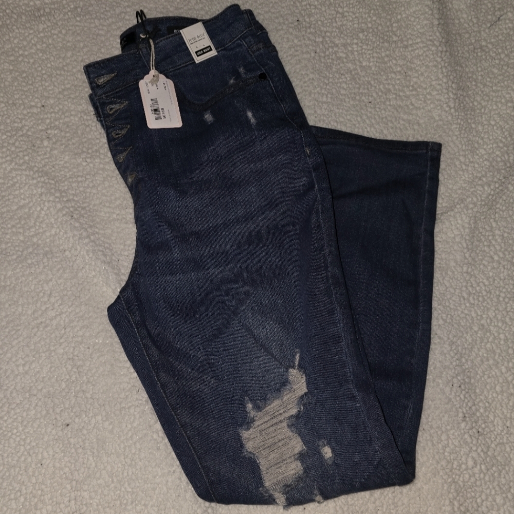 Judy blue nwt boyfriend high waist distressed size 9